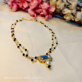 Double chained Kundan mangalsutra