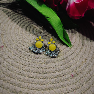 oxidized multicolored pookie earrings