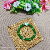 apple green crystal beads bracelet