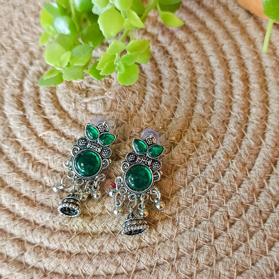 oxidized multicolored pookie earrings