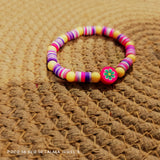 Multicolor foam beads bracelet
