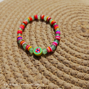 Multicolour foam bracelet